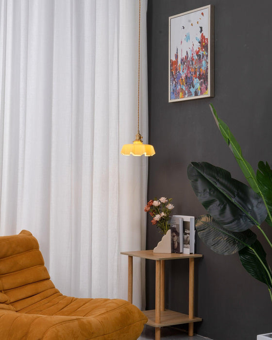French Flower Pendant Swag Light-DWHOME