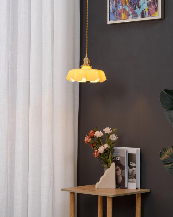 French Flower Pendant Light.