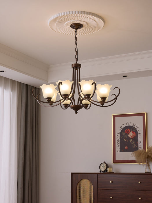 Mireille Floral Chandelier-DWHOME