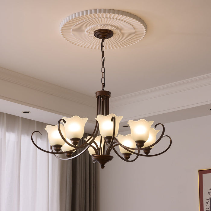 Mireille Floral Chandelier-DWHOME