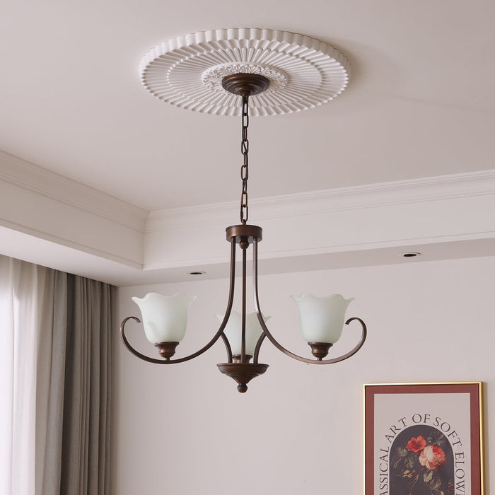 Mireille Floral Chandelier-DWHOME