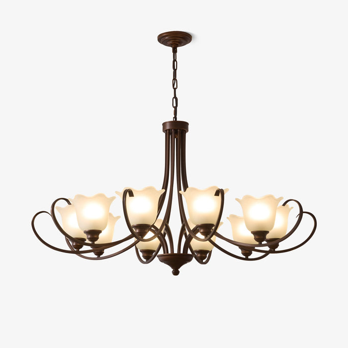 Mireille Floral Chandelier-DWHOME
