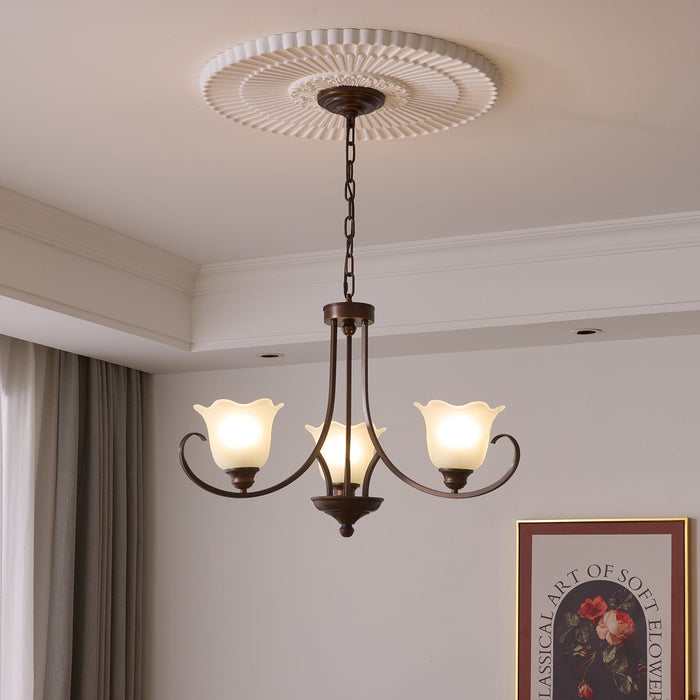 Mireille Floral Chandelier-DWHOME