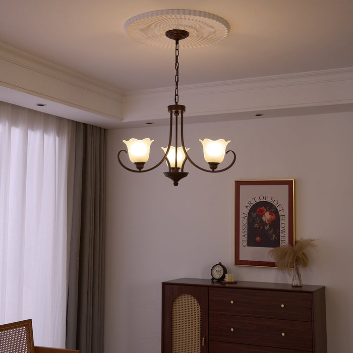 Mireille Floral Chandelier-DWHOME