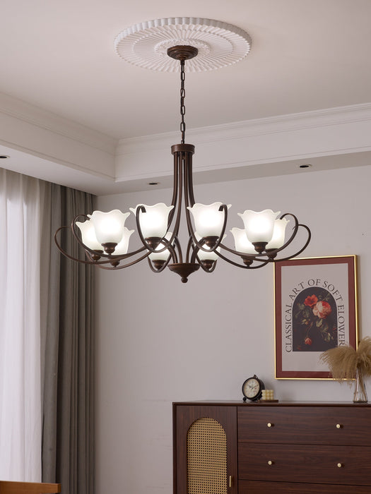 Mireille Floral Chandelier-DWHOME