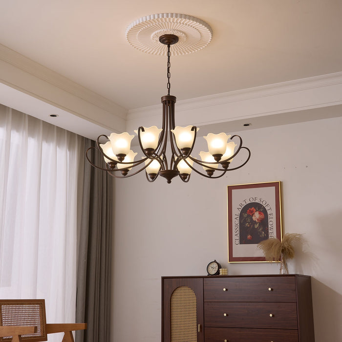Mireille Floral Chandelier-DWHOME