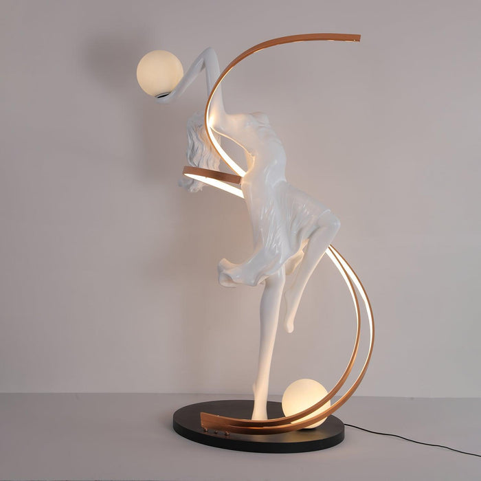 Misha Goddess Statue Floor Lamp-DWHOME