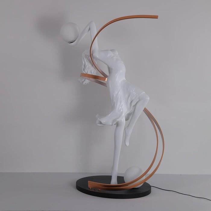 Misha Goddess Statue Floor Lamp-DWHOME