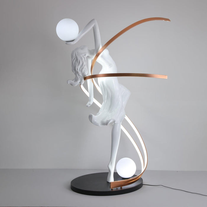 Misha Goddess Statue Floor Lamp-DWHOME