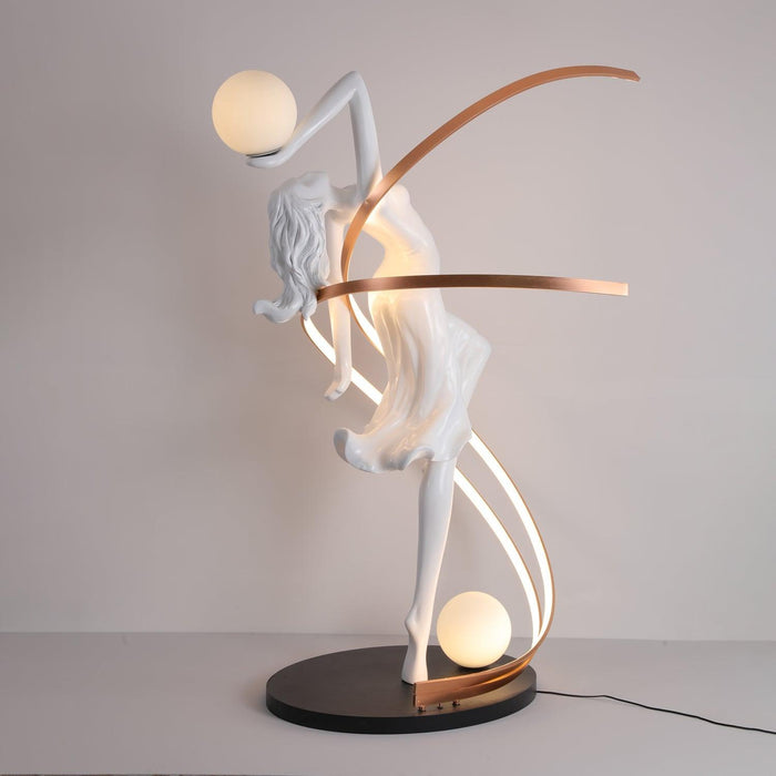 Misha Goddess Statue Floor Lamp-DWHOME