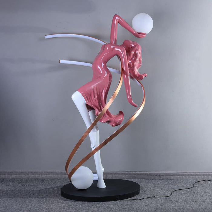 Misha Goddess Statue Floor Lamp-DWHOME