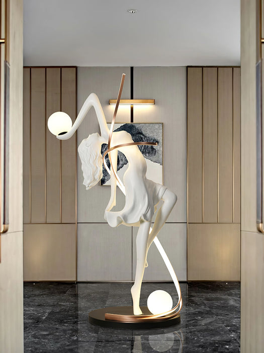 Misha Goddess Statue Floor Lamp.