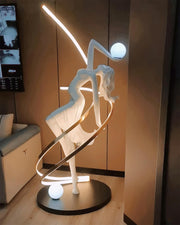 Misha Goddess Statue Floor Lamp-DWHOME