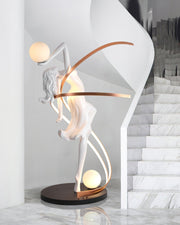 Misha Goddess Statue Floor Lamp-DWHOME