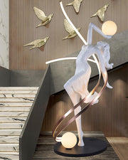 Misha Goddess Statue Floor Lamp-DWHOME