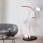 Misha Goddess Statue Floor Lamp-DWHOME