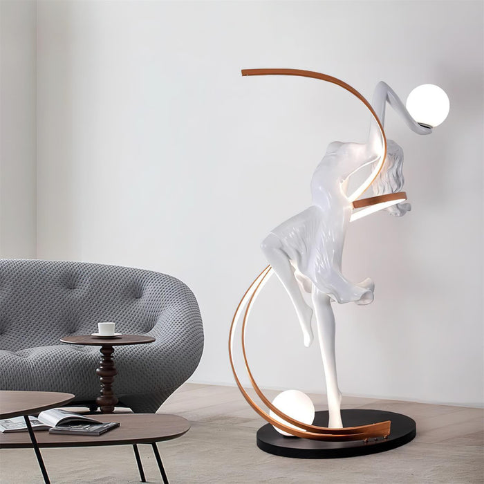 Misha Goddess Statue Floor Lamp-DWHOME
