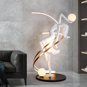 Misha Goddess Statue Floor Lamp-DWHOME