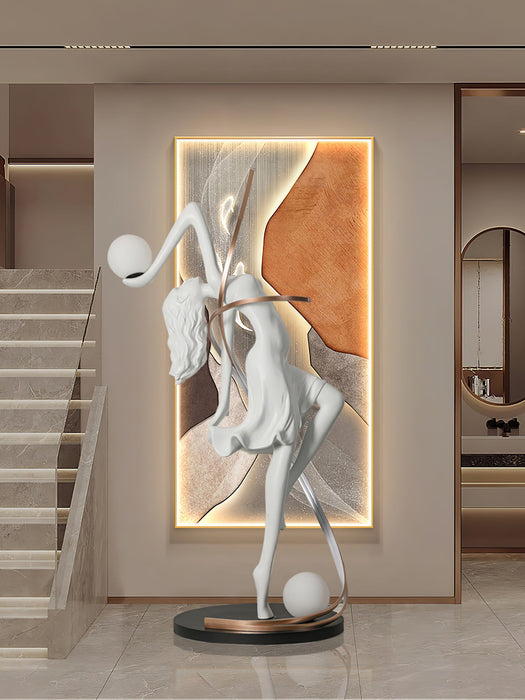 Misha Goddess Statue Floor Lamp.