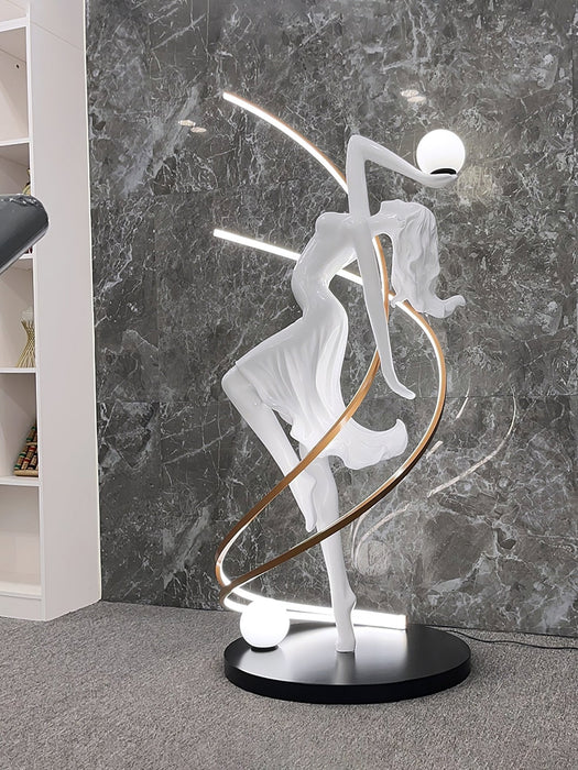 Misha Goddess Statue Floor Lamp.