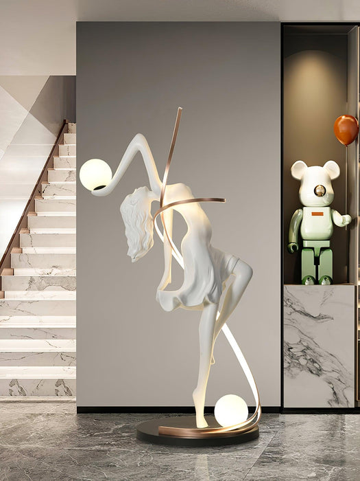 Misha Goddess Statue Floor Lamp-DWHOME