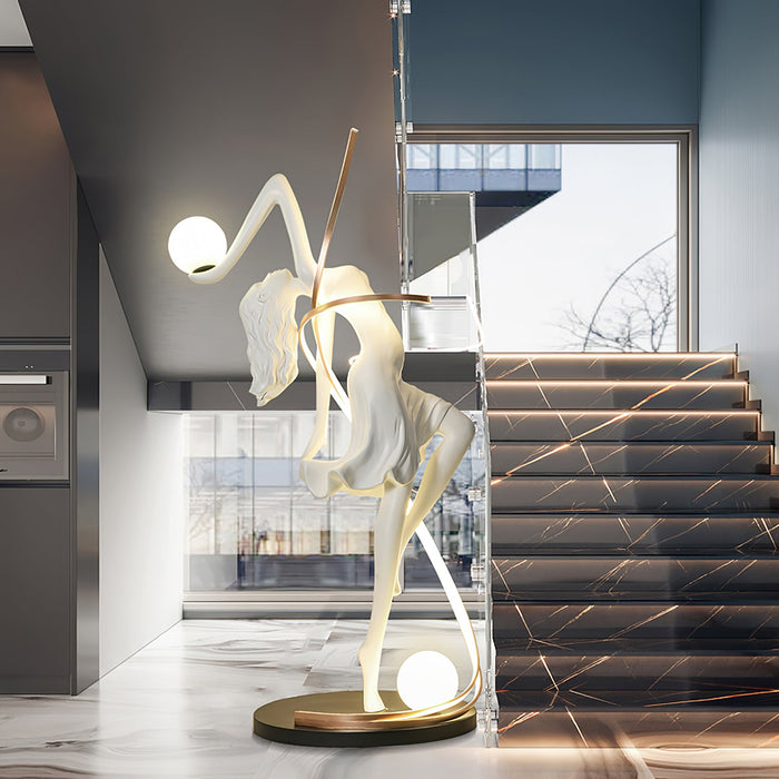 Misha Goddess Statue Floor Lamp.