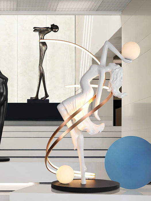 Misha Goddess Statue Floor Lamp-DWHOME