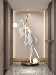 Misha Goddess Statue Floor Lamp-DWHOME