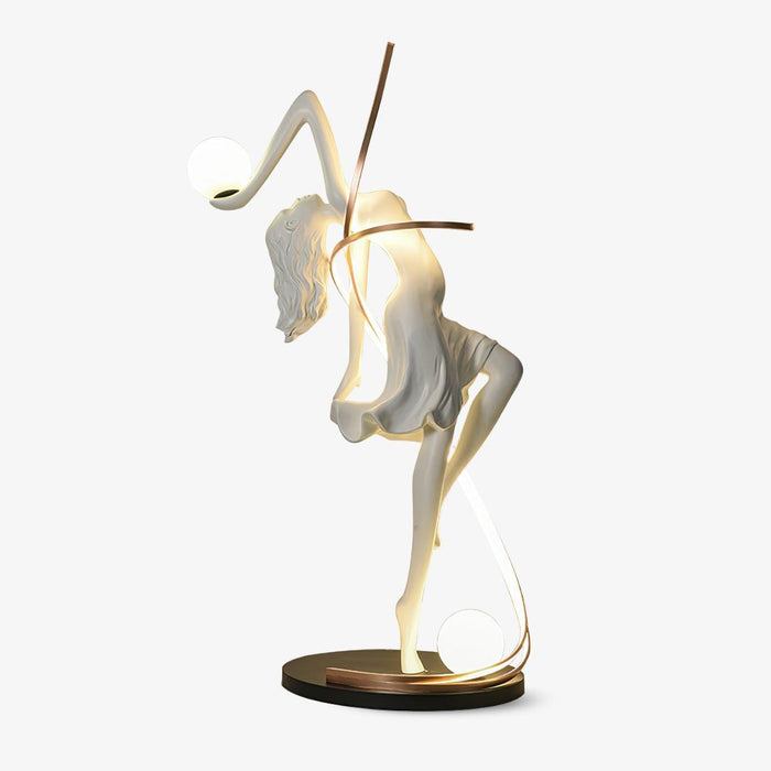 Misha Goddess Statue Floor Lamp-DWHOME
