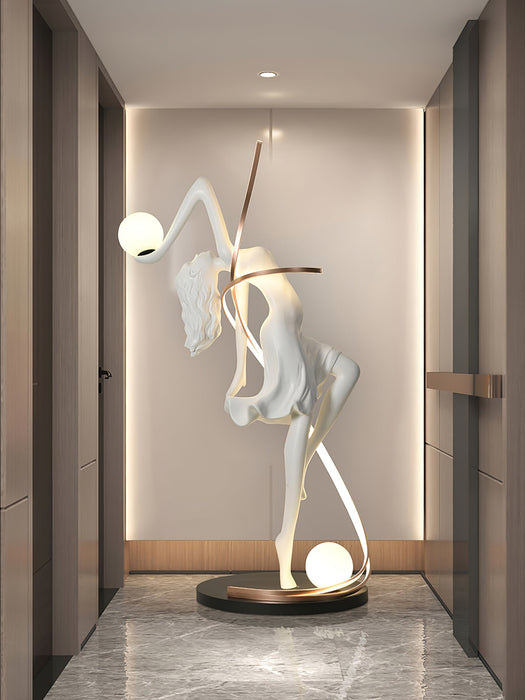 Misha Goddess Statue Floor Lamp.