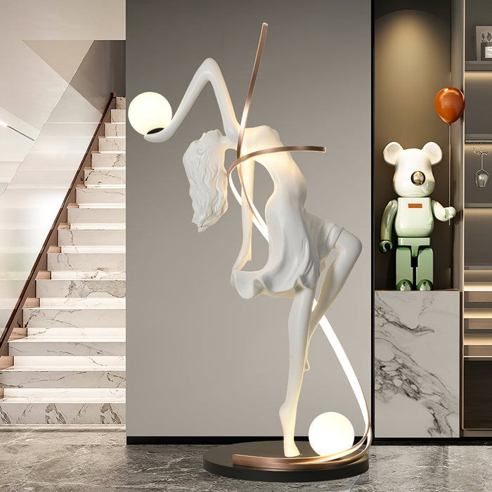 Misha Goddess Statue Floor Lamp.