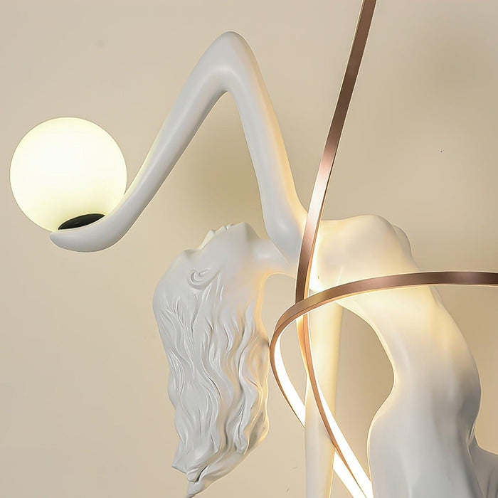 Misha Goddess Statue Floor Lamp-DWHOME