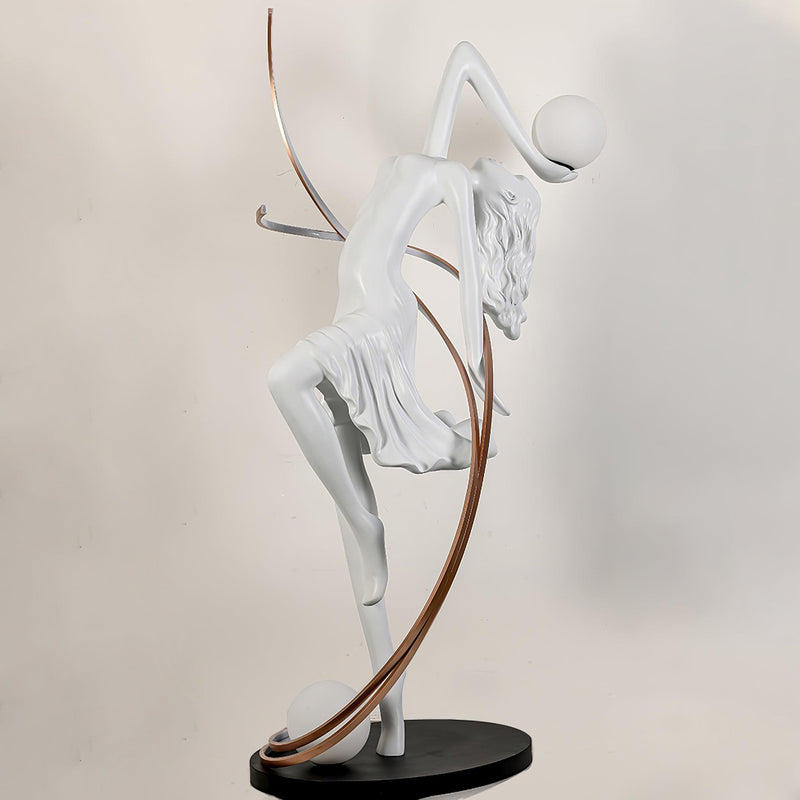 Misha Goddess Statue Floor Lamp-DWHOME
