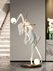 Misha Goddess Statue Floor Lamp-DWHOME