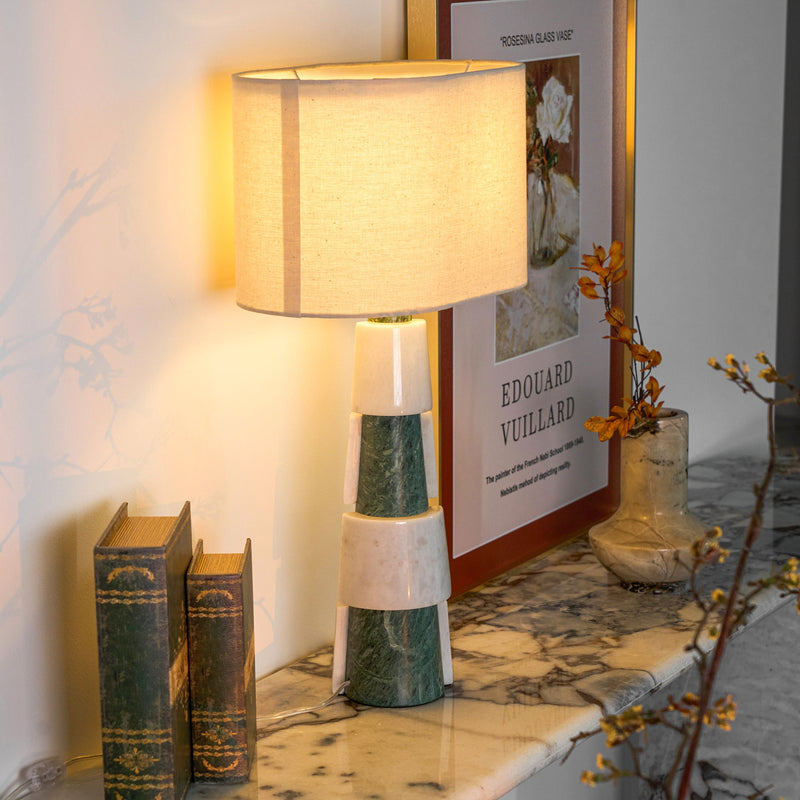 Duomo Marble Table Lamp-DWHOME
