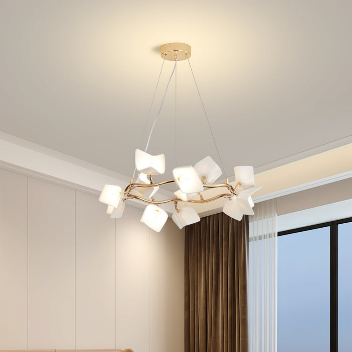 Mistral Flora Chandelier-DWHOME
