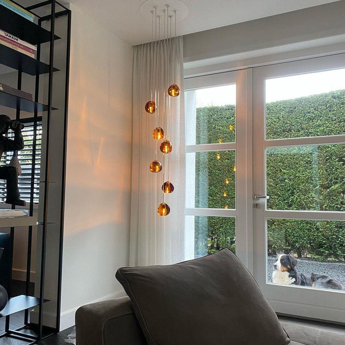 Cherry Crystal Pendant Lamp-DWHOME
