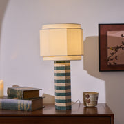 Modari Striped Stone Table Lamp-DWHOME