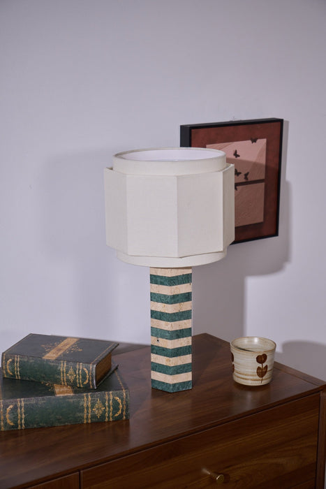 Modari Striped Stone Table Lamp-DWHOME
