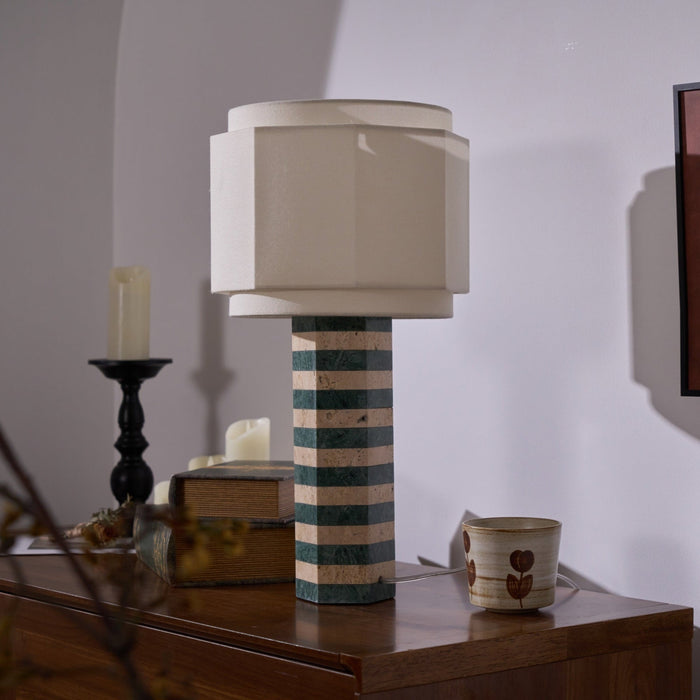 Modari Striped Stone Table Lamp-DWHOME