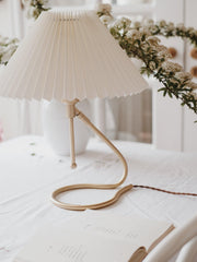 Levitate Pleated Table Lamp-DWHOME