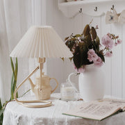 Levitate Pleated Table Lamp-DWHOME