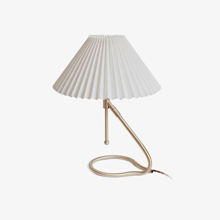 Levitate Pleated Table Lamp-DWHOME
