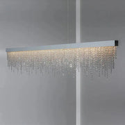 Modern Crystal Rectangular Dining Table Chandelier-DWHOME