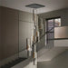 Modern Large Vertical Rectangle Chandelier For Staircase.