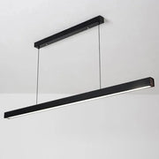 Modern Led Pendant Light Linear Hanging Lamp for Home Dining Room Kitchen Chandelier Black Decorative Ceiling Suspension Fixture-DWHOME