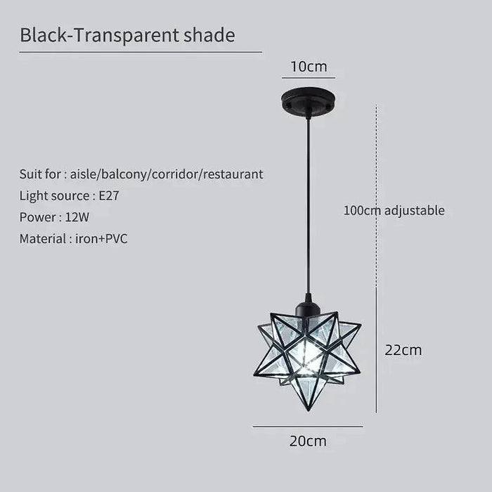 Chandelier Étoile Morave Moderne - DWHOME