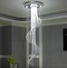 Modern Spiral Crystal Staircace Ceiling Chandelier.