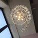 Modern Spiral Crystal Staircace Ceiling Chandelier.