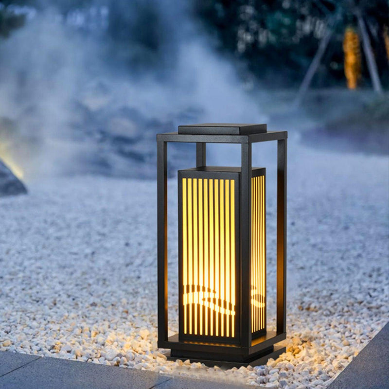 Square Cage Outdoor Light-DWHOME